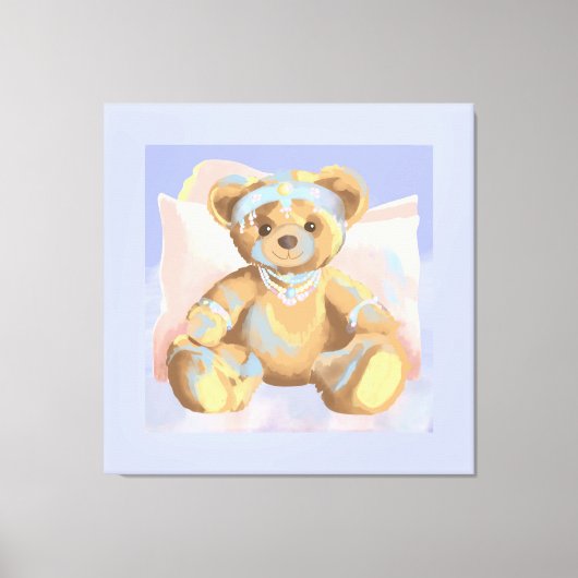 キャンバスジュエリーベア キャンバスプリント (正面)