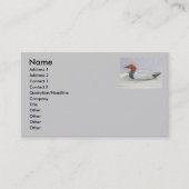 キャンバスバックデコイ名刺 名刺 (正面)