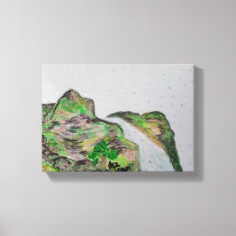 キャンバスパステルオイルペインティング キャンバスプリント