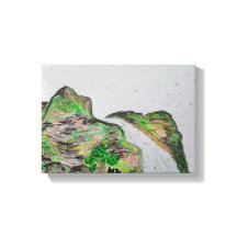 キャンバスパステルオイルペインティング