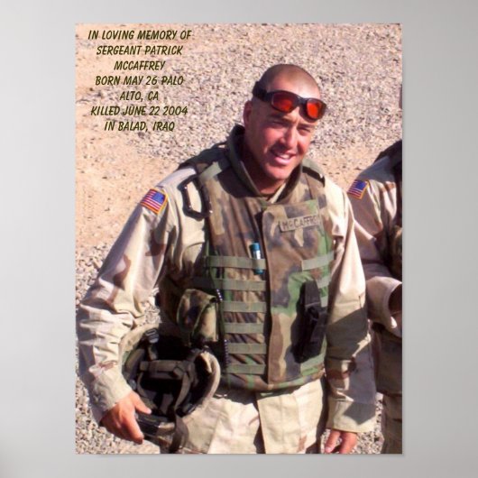 キャンバスパトリックマッカフリー ポスター (正面)