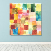 キャンバスパネル： PAUL KLEE : UNTITLED : 1914 キャンバスプリント (インサイチュ (ウッドフロア))