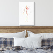 キャンバスヒト動脈の循環系 キャンバスプリント (インサイチュ (寝室))