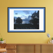 キャンバスブルー/Blk(WaterFront115)RFPMDesigns ©️ 2019/24 キャンバスプリント (インサイチュ (リビング))