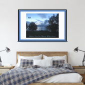 キャンバスブルー/Blk(WaterFront115)RFPMDesigns ©️ 2019/24 キャンバスプリント (インサイチュ (寝室))