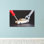 キャンバスプリントでの機械修理 キャンバスプリント (インサイチュ (ウッドフロア))