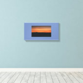 キャンバスプリントとサンセットシーン キャンバスプリント (インサイチュ (ウッドフロア))