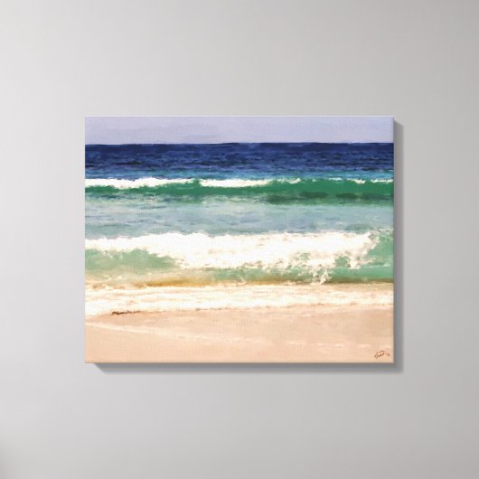 キャンバスプリントの色カリブの キャンバスプリント (正面)