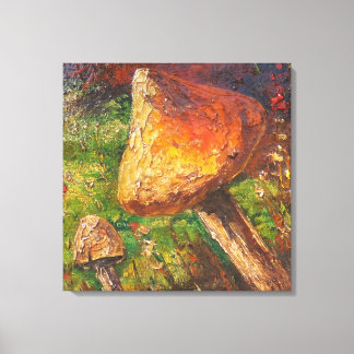 キャンバスプリントアン絵画ヘイズのキノコ キャンバスプリント