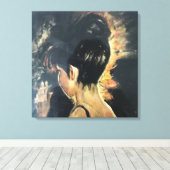 キャンバスプリントオリジナル油絵。 キャンバスプリント (インサイチュ (ウッドフロア))