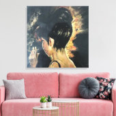 キャンバスプリントオリジナル油絵。 キャンバスプリント (インサイチュ (リビング))