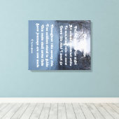 キャンバスプリント詩Snow Journey By Ladee Basset キャンバスプリント (インサイチュ (ウッドフロア))