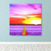 キャンバスプリント – ここで待っている (インサイチュ (ウッドフロア))