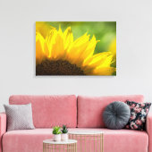 キャンバスプリント ひまわりの花の写真 (インサイチュ (リビング))