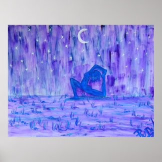 キャンバスプリント – ヨガナイト ポスター