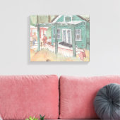 キャンバスプリント「水彩画/クリスタルコーブ キャンバスプリント (インサイチュ (リビング))