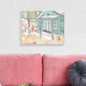 キャンバスプリント「水彩画/クリスタルコーブ キャンバスプリント (インサイチュ (リビング))