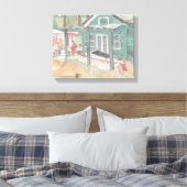 キャンバスプリント「水彩画/クリスタルコーブ キャンバスプリント (インサイチュ (寝室))