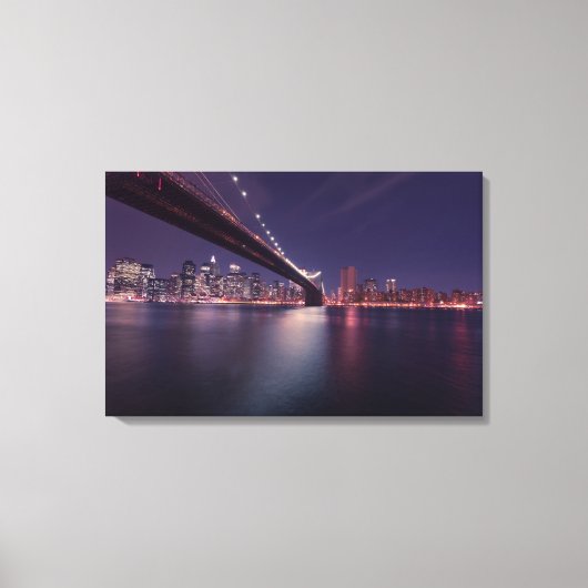 キャンバスプリント – New York Brooklyn Bridge (正面)