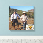 キャンバスプリントGunslinger写真の作成 キャンバスプリント (インサイチュ (ウッドフロア))