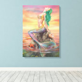 キャンバスマーメイド キャンバスプリント (インサイチュ (ウッドフロア))