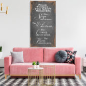 キャンバスラップを回復できないもの キャンバスプリント (インサイチュ (リビング))