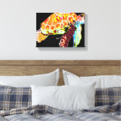 キャンバスラップウミガメ/サール キャンバスプリント (インサイチュ (寝室))