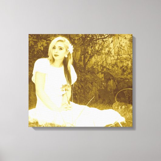 キャンバスラッププリントと写真！画像を追加する。 キャンバスプリント (正面)