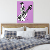 キャンバスラップ芸者ガール キャンバスプリント (インサイチュ (寝室))