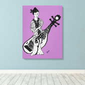 キャンバスラップ芸者ガール キャンバスプリント (インサイチュ (ウッドフロア))