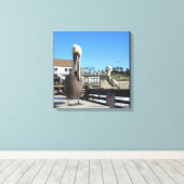 キャンバスラップ – ペリカンズオンピア キャンバスプリント (インサイチュ (ウッドフロア))