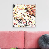 キャンバスラップ/ライオンDismay by Sarr キャンバスプリント (インサイチュ (リビング))