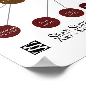 キャンバスワイドワールドオブビールインフォグラフィックプリント ポスター (角)