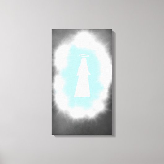 キャンバス上から見る キャンバスプリント (正面)