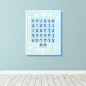 キャンバス上のアレフベット キャンバスプリント (インサイチュ (ウッドフロア))