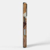 キャンバス上のカラーとテクスチャの波 Case-Mate iPhoneケース (裏面 / 右)