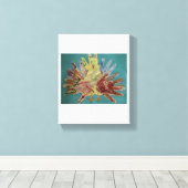 キャンバス上のキースック キャンバスプリント (インサイチュ (ウッドフロア))