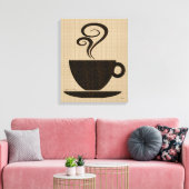 キャンバス上のグラウンドカップアート キャンバスプリント (インサイチュ (リビング))
