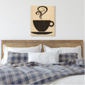 キャンバス上のグラウンドカップアート キャンバスプリント (インサイチュ (寝室))