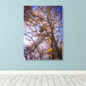 キャンバス上のスズメバチ キャンバスプリント (インサイチュ (ウッドフロア))