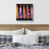 キャンバス上のデザイナータイコレクション キャンバスプリント (インサイチュ (寝室))