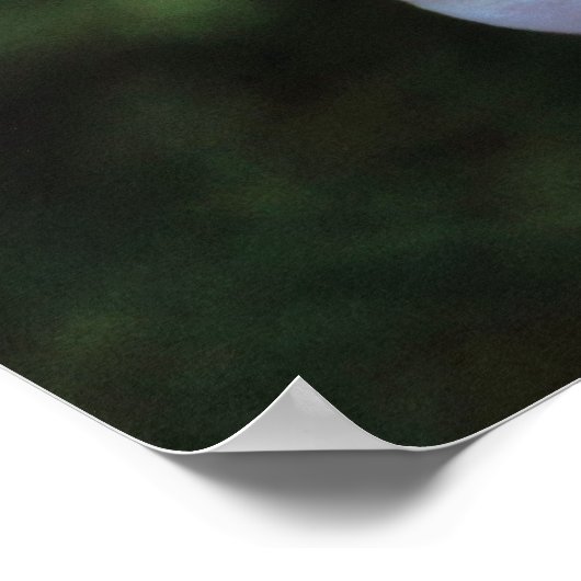 キャンバス上のピンク色のローズ ポスター (角)