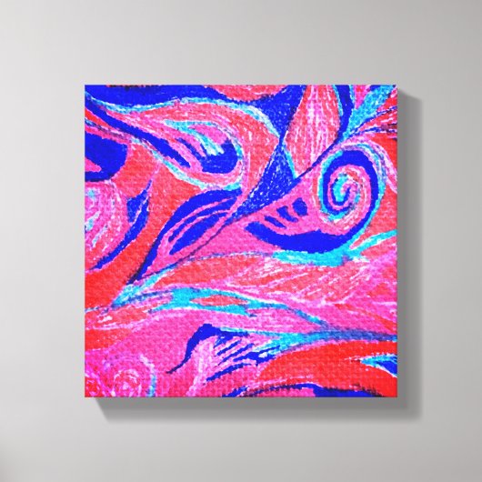 キャンバス上のマーカー キャンバスプリント (正面)