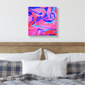 キャンバス上のマーカー キャンバスプリント (インサイチュ (寝室))