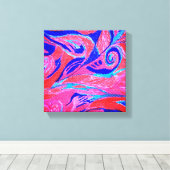 キャンバス上のマーカー キャンバスプリント (インサイチュ (ウッドフロア))