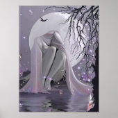 キャンバス上のムーンライトスリーパー ポスター (正面)