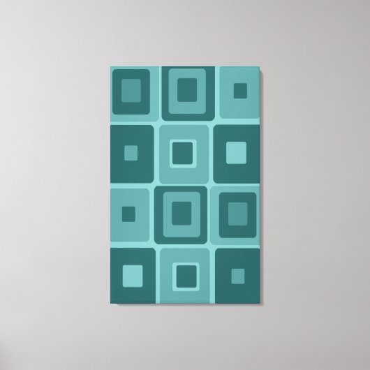 キャンバス上のモダンカスタマイズ可能なアート キャンバスプリント (正面)