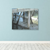 キャンバス上のレドンドービーチ、カリフォルニア州 #4  20"x 16" キャンバスプリント (インサイチュ (ウッドフロア))