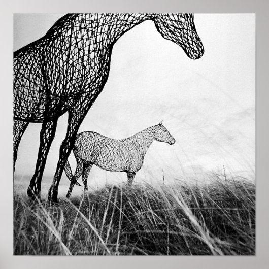 キャンバス上のワイヤウマ（LLRによる） ポスター (正面)