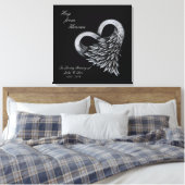 キャンバス上の天国カスタマイズ可能プリントからハグ キャンバスプリント (インサイチュ (寝室))